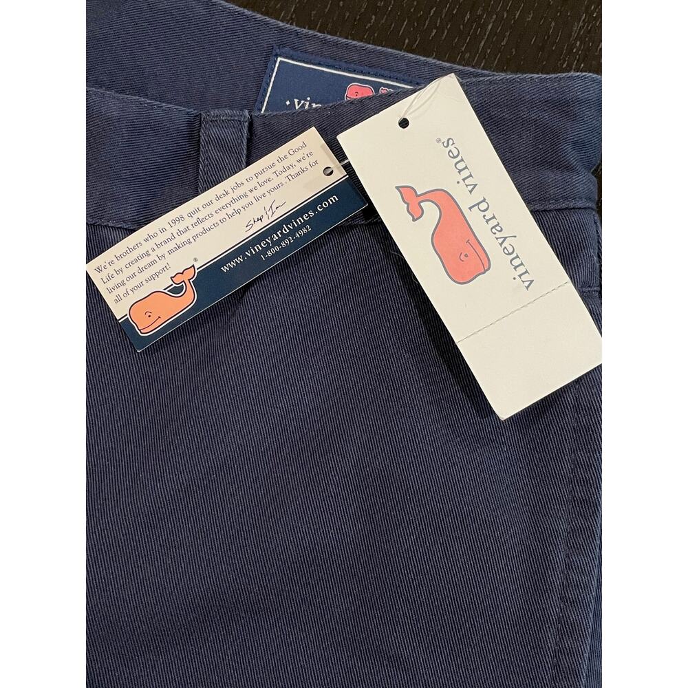 Vineyard Vines Slim Fit Club Pant Navy 28x32 New With Tags Cotton Twill